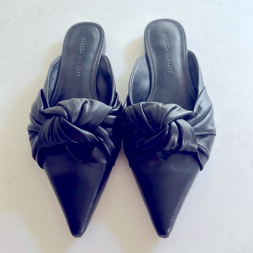 Rebecca Minkoff Leather Mules Size 6.5